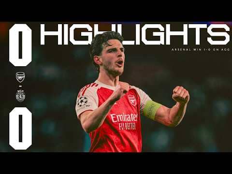 THROUGH TO THE SEMI-FINALS AGAIN | HIGHLIGHTS | Arsenal 0 - 0 Sporting CP (1-0 on agg) | UCL