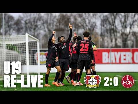LIVE: Bayer 04 Leverkusen U19 🆚 1. FC Nürnberg U19 | DFB-Nachwuchsliga, 3. Spieltag