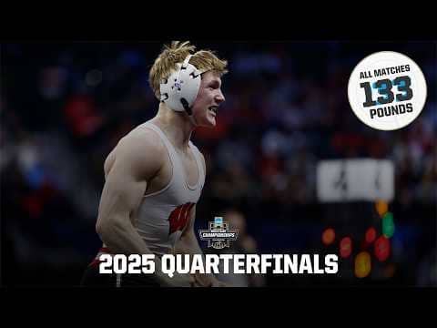 Complete 133 lb quarterfinals 2025 NCAA wrestling championships
