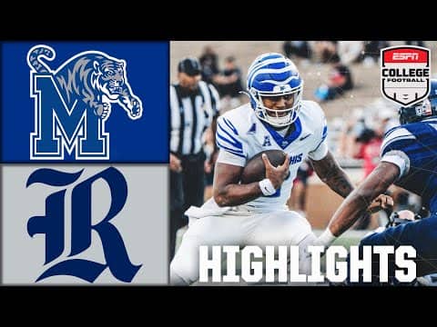 Memphis Tigers vs. Rice Owls | Full Game Highlights | ESPN College Football