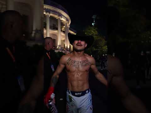 "No One Can Beat Me!" #ufcwhitehouse