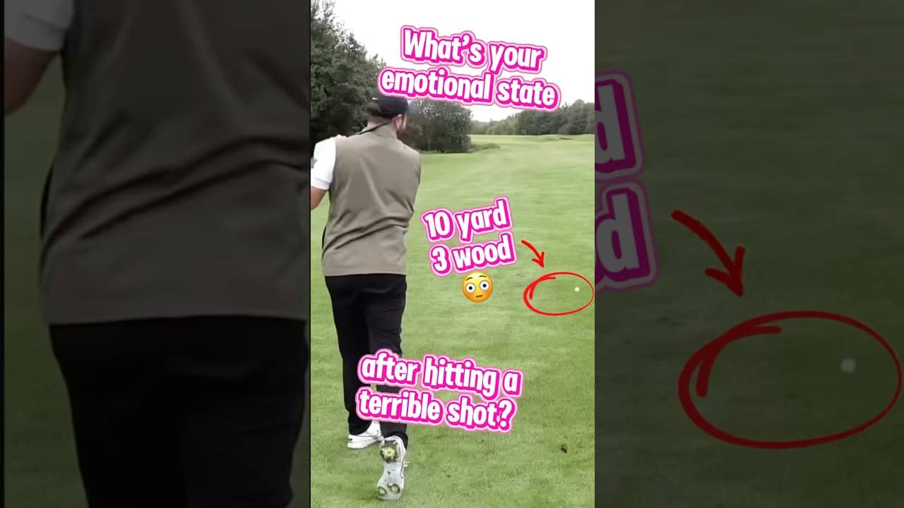 What emotion do you feel after hitting a bad golf shot? ๐ก๐