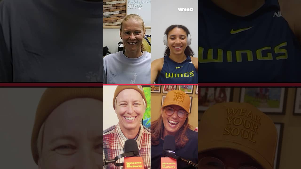 Asking Azzi Fudd & her mom, some hard hitting questions… like most likely to complain about the refs