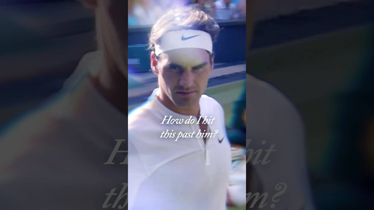 Roger Federer’s tactical masterclass 🧠 #tennis