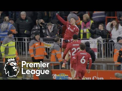 Florian Wirtz's first Liverpool goal gives Reds 2-0 lead over Wolves | Premier League | NBC Sports
