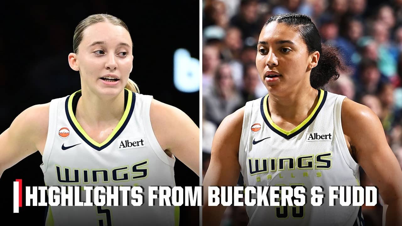 PAIGE BUECKERS & AZZI FUDD DAZZLE 🤩 Combine for 48 PTS in Wings' BIG WIN | WNBA ESPN