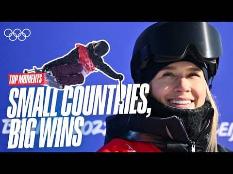Showing The World How It's Done! 🤩❄️ | Winter Olympic Medals From Small Nations | Top Moments