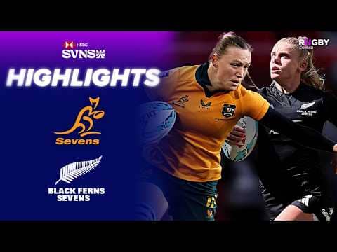 Australia v New Zealand Highlights | Women's Cup Final | HSBC SVNS New York