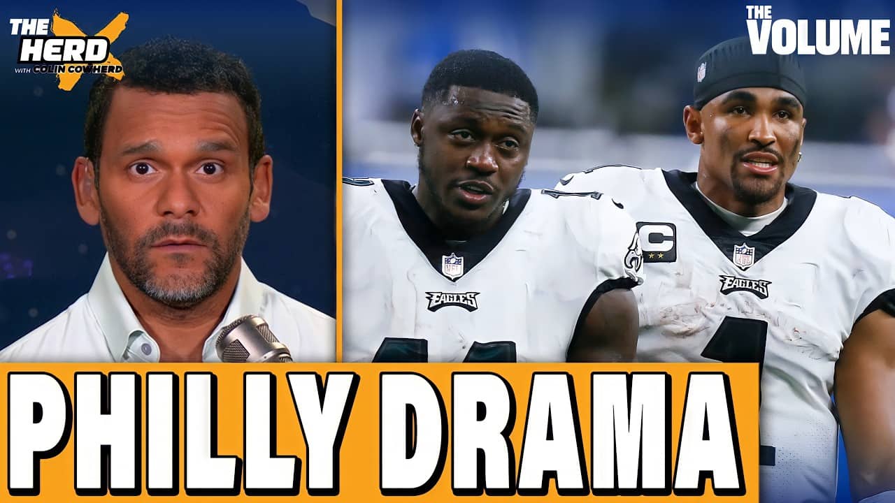 Eagles DRAMA: Hurts & Brown NOT TALKING + Vikings QB battle, PRESSURE ON Lamar Jackson | HERD NFL