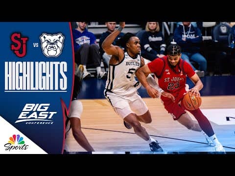 St. John's vs. Butler | COLLEGE BASKETBALL HIGHLIGHTS | 1/6/26 | NBC Sports