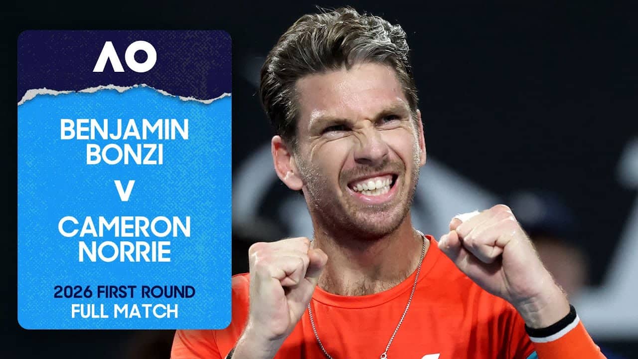 Benjamin Bonzi v Cameron Norrie Full Match | Australian Open 2026 First Round