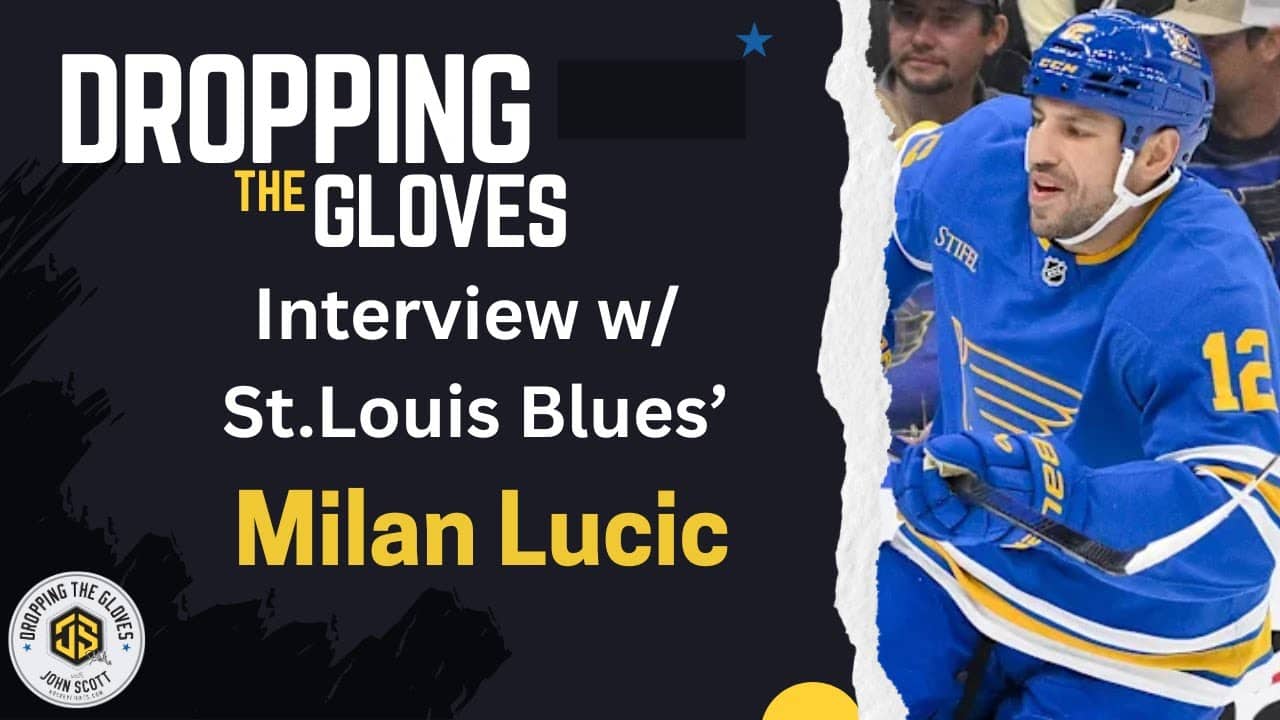Milan Lucic of the St. Louis Blues Interview
