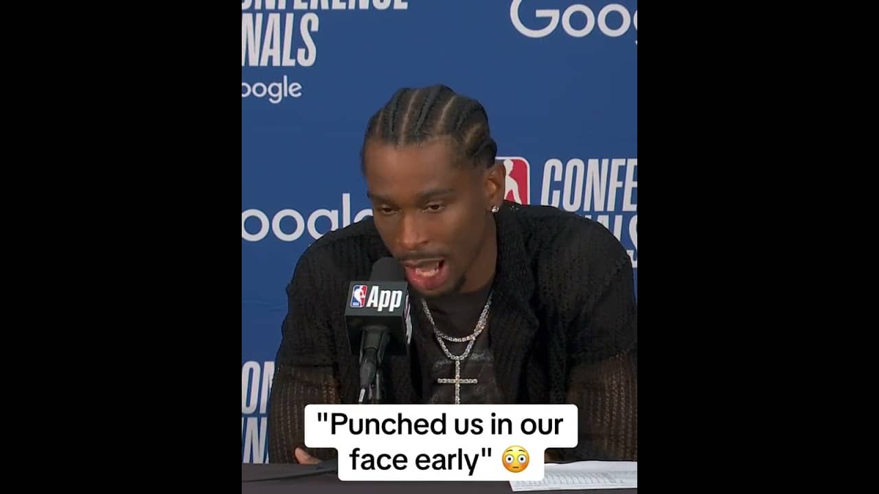 SGA after losing Game 4 in San Antonio.