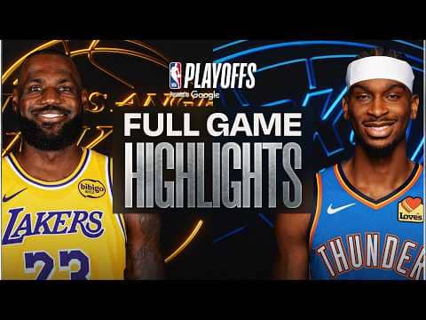 #4 LAKERS at #1 THUNDER | FULL GAME 2 HIGHLIGHTS | May 7, 2026