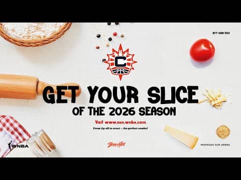 Connecticut Sun 2026 Schedule Release | Get Your Slice Of The Season 🍕