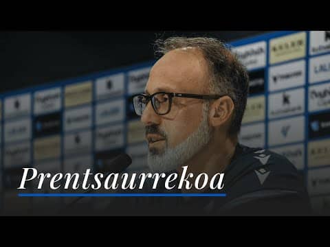 RUEDA DE PRENSA | Pellegrino Matarazzo | Real Madrid - Real Sociedad