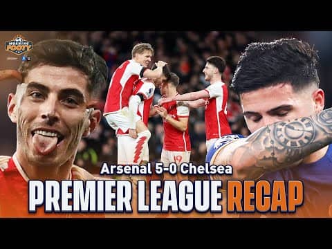 EPL Review: Arsenal THRASH lackluster Chelsea 5-0! | Morning Footy | CBS Sports Golazo
