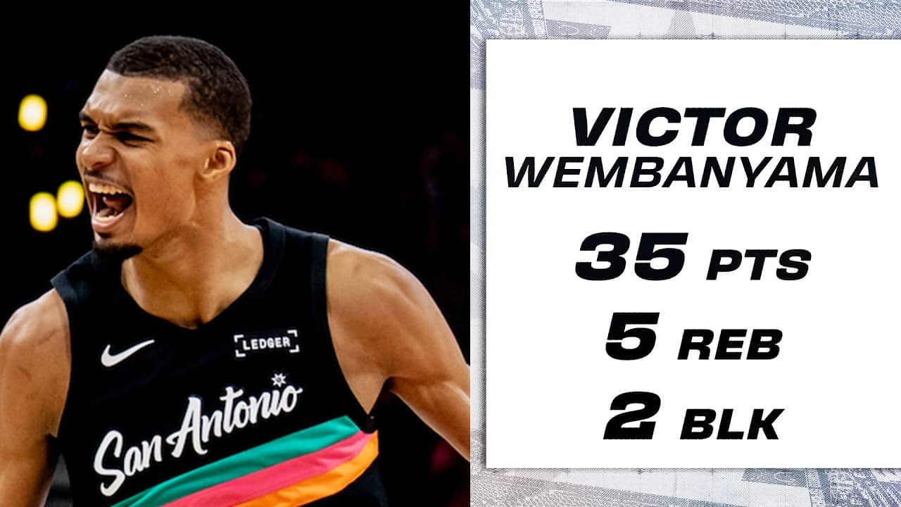 WEMBY GOES OFF IN POSTSEASON DEBUT!