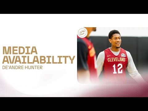 Cavs Practice | De'Andre Hunter Media Availability | 12.9.2025