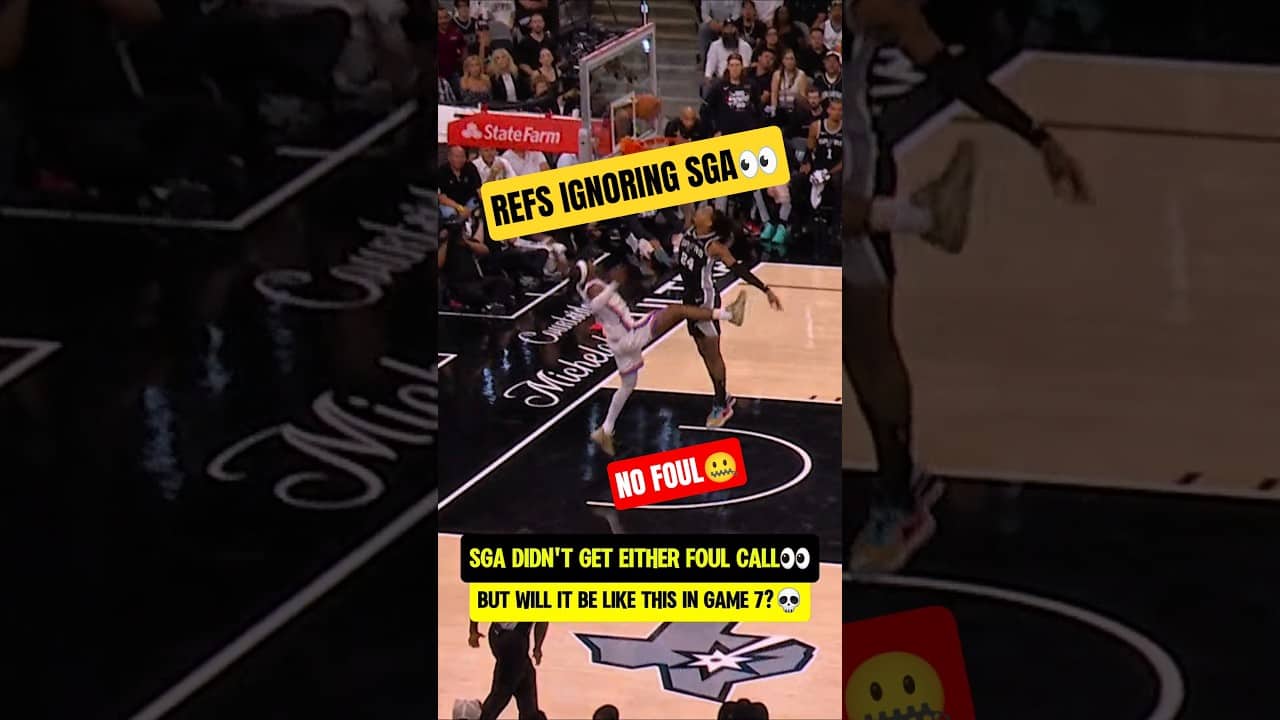 Refs ignored SGAs falls on both plays😮