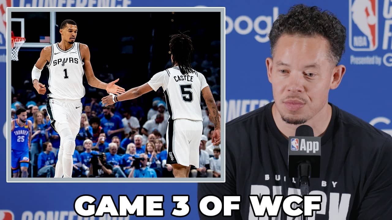 Mitch Johnson on Spurs Strategy Heading Into Game 3 of Western Conference Finals