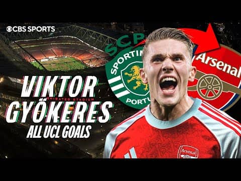 Welcome to ARSENAL - Viktor Gyökeres | ALL GOALS of the 2024/2025 UCL League Phase | HUGE TRANSFER 👀