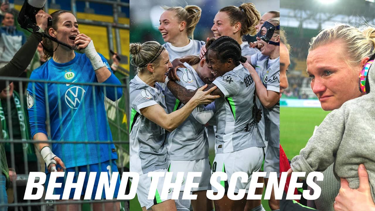 POKALFINALE 🔥 POPPI WEINT und STINA AUF DEM ZAUN 🥰🥵 | Pokal BTS | Carls Zeiss Jena - VfL Wolfsburg
