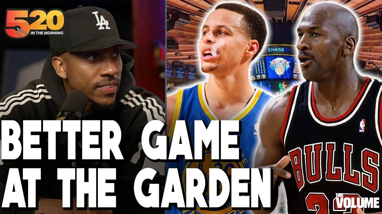 Jeff Teague DEBATES whether Steph Curry or Michael Jordan had BETTER game at Madison Square Garden