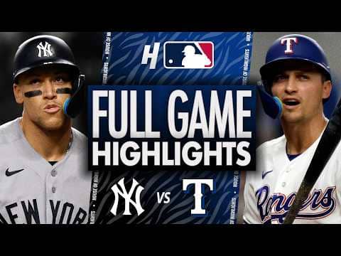 New York Yankees vs Texas Rangers - FULL GAME HIGHLIGHTS 🔥 April 28, 2026 MLB Season