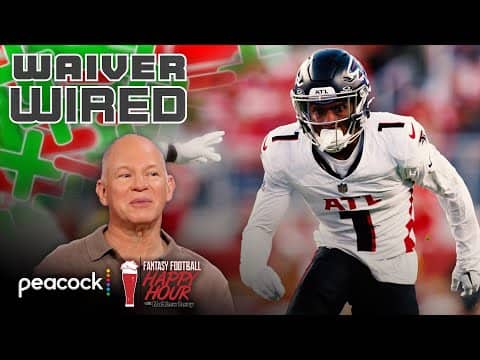 Mooney, Johnson, Boutte, Pierce top WRs on waivers | Fantasy Football Happy Hour | NFL on NBC