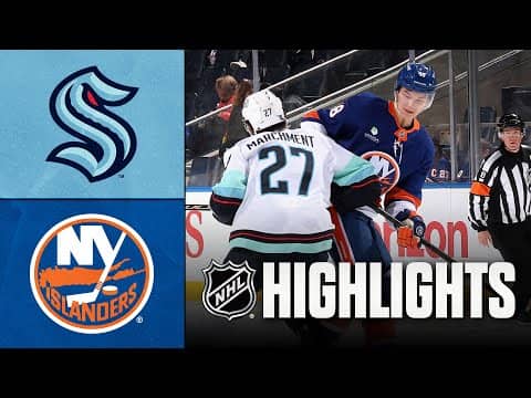 NHL Highlights | Kraken vs. Islanders | November 23, 2025