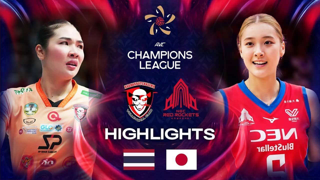 Gold Match - Nakhon Ratchasima 🇹🇭 vs. NEC Red Rockets 🇯🇵 | AVC Champions League 2026 | Highlights