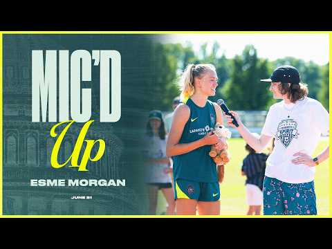Mic'd Up 🎤 | Esme Morgan at Open Training