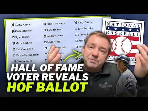 MLB analyst, Hall of Fame voter reveals 2026 ballot | STEROID USERS IN COOPERSTOWN? | CBS Sports