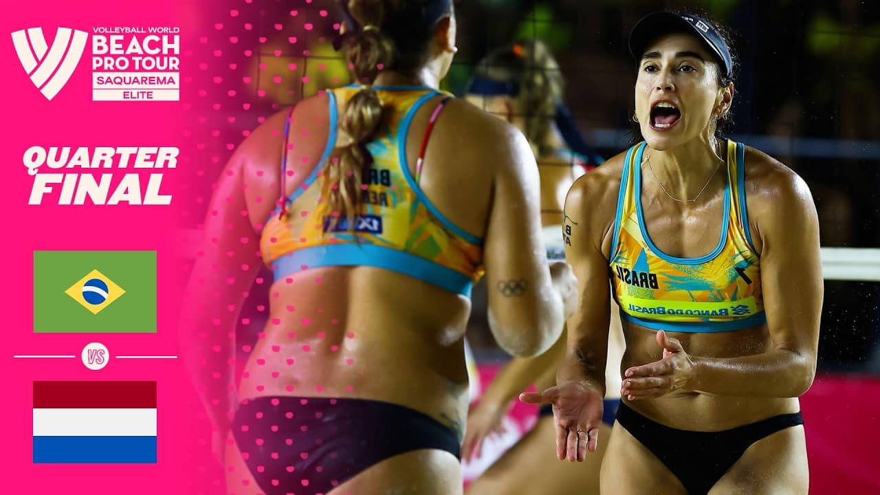 Carol/Rebecca vs. Stam/Schoon - Quarter Final Highlights | Saquarema 2026 #BeachProTour