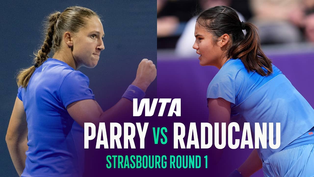 Diane Parry vs. Emma Raducanu | 2026 Strasbourg Round 1 | WTA Match Highlights