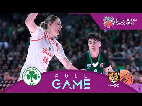 LIVE - Panathinaikos A.C. v ÇİMSA ÇBK MERSİN | EuroCup Women 2025-26 | Quarter-Finals