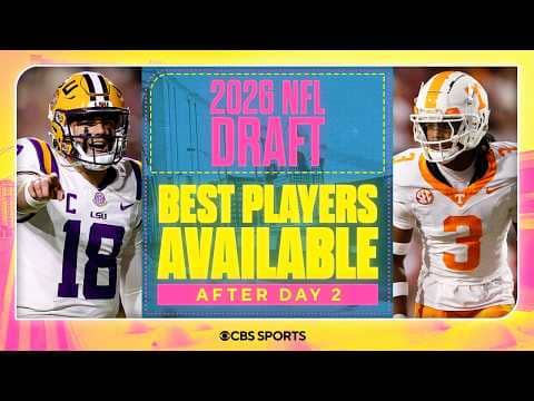 The BEST players available ahead of Day 3 of 2026 NFL Draft ✅ | Where will Jermod McCoy land? 🤔