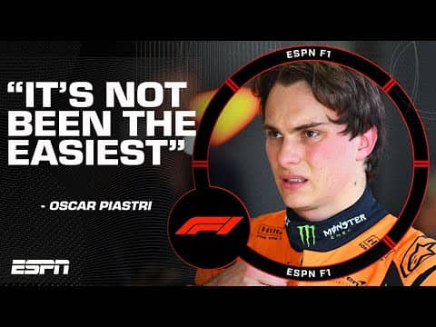 Oscar Piastri reflects on his recent struggles and how he can get back in the F1 championship fight