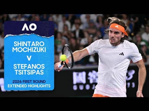 Shintaro Mochizuki v Stefanos Tsitsipas Extended Highlights | Australian Open 2026 First Round