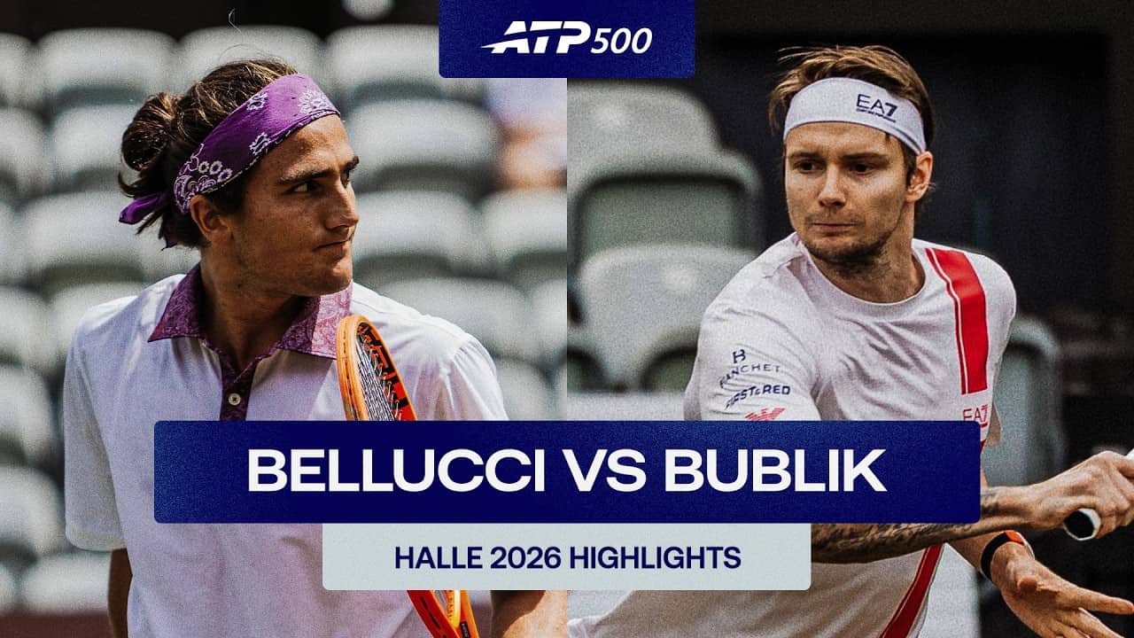 Mattia Bellucci vs. Alexander Bublik Highlights | Halle 2026 Round 1