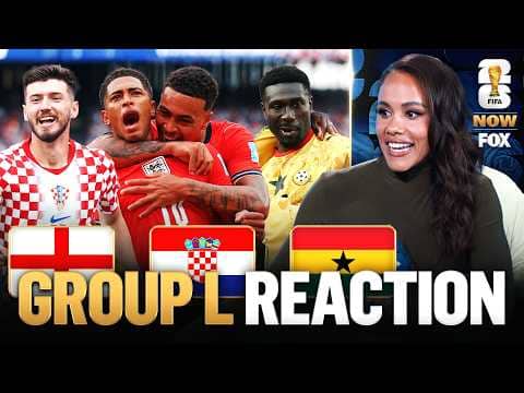 Is it finally coming home? 👀England wins Group L, Croatia and Ghana advance to Round of 32 ⚽️