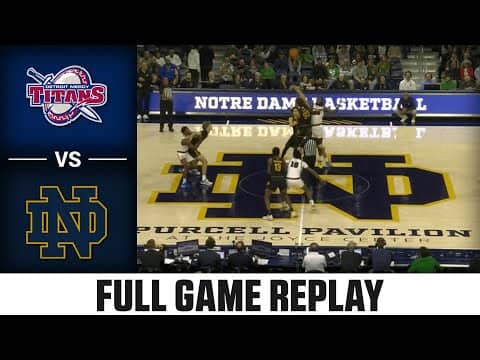 Detroit Mercy vs. Notre Dame Full Match Replay | 2025-26 ACC Men's Basketball