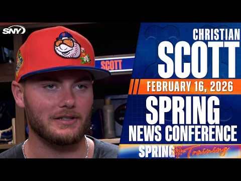 Christian Scott on progress of his Mets return: 'The velocity has come back nicely'