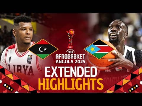 Libya 🇱🇾 vs South Sudan 🇸🇸 | Extended Highlights | #AfroBasket 2025