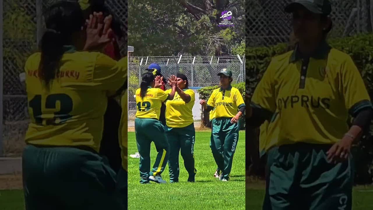 A global game showcased at #WomensCricketWeek featuring Cyprus, Cameroon, Hong Kong and Norway 👏