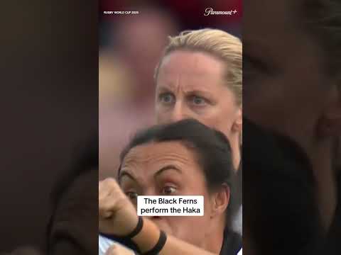 The Black Ferns perform the 'Haka' before facing Spain at the 2025 Rugby World Cup 🇳🇿 #shorts