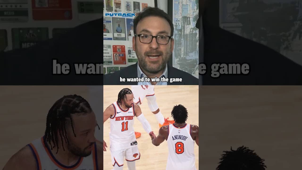 Ian Begley and CP The Fanchise on Jalen Brunson's intense Knicks huddle moment in Game 1 of ECF