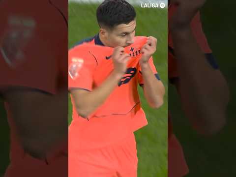 First goal of Roony Bardghji! 💙❤️ #LaLigaHighlights #fcbarcelona #shorts