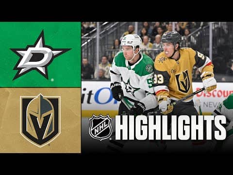 Stars vs. Golden Knights | NHL Highlights | January 29, 2026